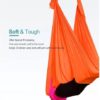 DaBoJinGo Aerial Yoga Swing Set Yoga Hammock Kit Extension Straps Sling Flying Yoga Inversion Tool,Antigravity Flying Extension Straps 5 * 2.8m - Image 7
