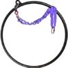 TEVEILS Aerial Yoga Hoop Kit Lyra Hoop Rings Equipment Include a Stainless Steel Lyra (32mm Tube Dia) & Carabiners & Swivel & Spanset - Image 5