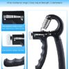 XonyiCos Hand Grip Strengthener kit（7 Pack）, Forearm Workout Trainer Adjustable Hand Grip Exercise,Finger Strength Exerciser, Finger Stretcher, Grip Ring & Stress Relief Grip Ball for Finger Rehab - Image 3