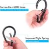 10PCS Carabiner Caribeaner Clip,Extra Large 4" Aluminum Carabeaner Keychain Hook,Spring Snap Key Chain Clip - Image 4