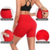 DAYOUNG Women Yoga Shorts High Waist Tummy Control Workout Biker Running Athletic Compression Short with Pockets - Image 5