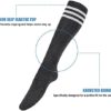 Chalier 3 Pairs Knee High Socks for Women Triple Stripe Tube Socks Knit Over the Calf Solid Color Knee Socks - Image 3