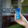 SABRE Practice Spray with Twist Lock, Inert Water-Based Formula, 10-Foot (3-Meter) Range, Helps to Build Confidence, Muscle Memory and Familiarity, Ergonomic Finger Grip, Key Ring, Blue - Image 3