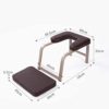wan Qin Yoga and Exercise Bench,Home Headstand Bench Yoga Inverted Stool Home Inverted Aid Chair (Color : Gray) - Image 2