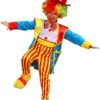 Kids Boys Girls Clown Costume Funny Circus Fancy Dress Up Polka Dot Handmade Outfit for Halloween Christmas Carnival - Image 3