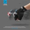Work gloves Men Fingerless Mechanic Gloves Shock-Grip, Anti-Collision FOUR-AM For Men Women(1 Pair) - Image 2