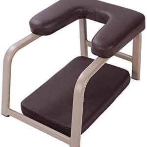 wan Qin Yoga and Exercise Bench,Home Headstand Bench Yoga Inverted Stool Home Inverted Aid Chair (Color : Gray)