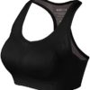 Match Womens Sports Bra Wirefree Seamless Padded Racerback Yoga Bra for Workout Gym Activewear with Removable Pads #0001 - Image 3