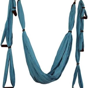 LEIGE Aerial Yoga Swing Strong Anti-Gravity Yoga Hammock/Sling/Inversion Tool Ceiling Hanging + Extension Straps