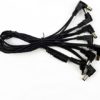 1 to 8 Way Daisy Chain Cable Guitar Effect Pedal Power Supply Splitter Cable Adapter Power Cable Black 1to8 power cords 1to8 power cords 0 - Image 5