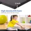 BestMassage Gymnastics Mat 4x8x2 Tumbling Mat Gym Mat 4 Foldding Mat Gymnastic Indoor Outdoor Mat Gymnastic Mat Thick PU Leather Exercise Mat for Tumbling Stretching Yoga Arts Mat Home Gym - Image 4