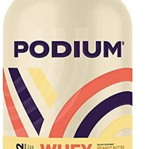 Podium Nutrition, Whey Protein Powder, Peanut Butter Crunch, 22 Servings, 27g of Whey Protein Per Serving