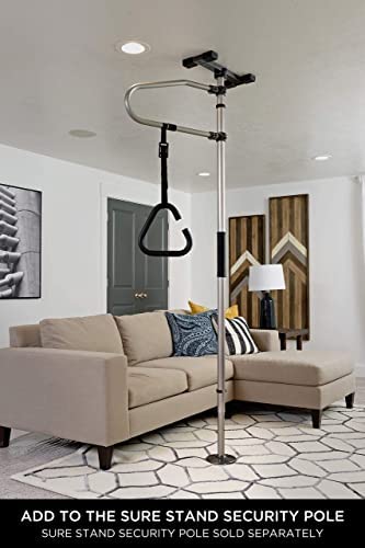 Signature Life Trapeze Grab Bar Accessory, Compatible with The Signature Life Sure Stand Pole - Deep Bronze - Image 2
