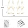 Yoga Wall Hanging Rope Sling Wall Mount Kit, Included White Cotton RopeX4, Stainless Steel Lifting Eyebolts, Linen Cylinder CoverX4, Inversion Exercises - Image 3