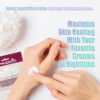 3 Pairs White Cotton Gloves for Dry Hand Cotton Cloth Eczema Nighttime Moisturizing Gloves (Small, 6 Gloves) - Image 3