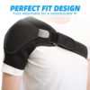 Solmyr Shoulder Brace Injury Recovery Compression Support Sleeve, Sleeve Wrap for Shoulder Stability, for Torn Rotator Cuff, Dislocation, Tendonitis, Sprain, Arthritis, Pain Relief, Fits Left and Right Arm, Men & Women - Image 6