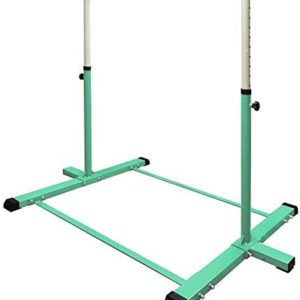 JOYSFIT Gymnastics Kip Bars, Expandable Junior Training Bar for Home, 3'- 5' Height Adjustable Solid Wood Horizontal Bar Indoor Gym Equipment for Kids Girls Boys, 260 lbs Weight Capacity