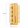 GREENTH PRO Bamboo Nail Brush，2PCS Two-side Firm Nature Wooden Sisal Scrub Brush for Toes and Nails,Cleaning Nail Brush - Image 2