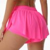 NEXSONIC Flowy Shorts for Women Gym Yoga Athletic Running Shorts Workout Biker Exercise Quick-Drying Comfy Skirt Shorts - Image 2