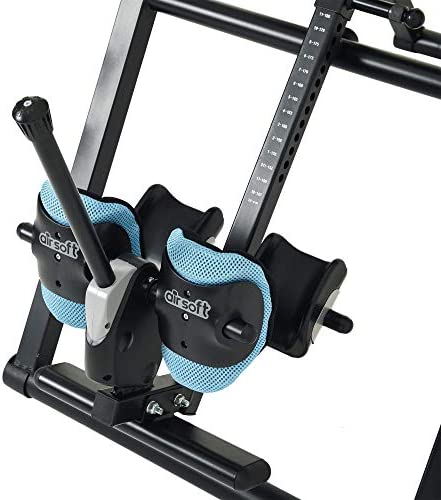 Prevention Inversion Table UL Certified with Heat and Massage Therapy, Grey/Light Blue - Image 8