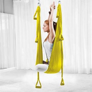 ICEGREY 2.51.45m Safe Deluxe Aerial Kit Antigravity Yoga Swing Premium Aerial Nylon Equipment Aerial Yoga Hammock Set