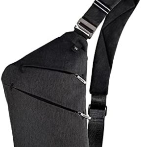 VADOO Sling Bag - Anti-theft Crossbody Shoulder Bag for Men and Women