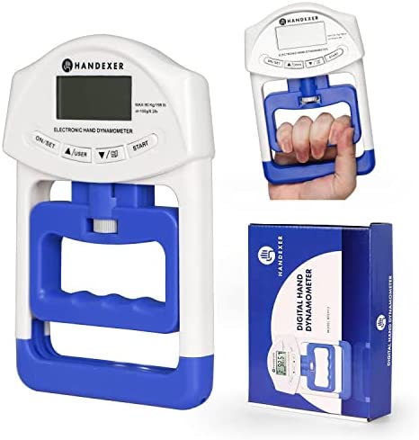 Handexer Training Grip Strengtheners Digital Hand Dynamometer Grip Strength Measurement Meter Auto Capturing Electronic Hand Grip Power 198Lbs / 90Kgs - Image 6