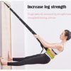 Yoga Waist Back Stretch Band - Door Flexibility Tensile Multifunction Assist Training, Yoga Leg Stretcher Strap w/ Door Anchor, for Fitness, Dance, Yoga, Gymnastics, Cheerleading, Splits (Green) - Image 5