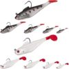 XhuangTech Alabama Rig Baits, 5 Arms Alabama Umbrella Rig with Soft Paddle Tail Swimbaits Bass Lures Jig Head Hook for Pike/ Trout/ Crappie in Freshwater Or Saltwater … - Image 3