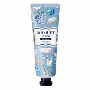 BOUQUET GARNI Hand Cream Clean Fragrance with Shea Butter - Long Lasting Fragrance Hand Lotion - Cuticles and Dry Hands Treatment - Deep Moisturizing Ingredients - Calming, Soothing the Skin 1.7 Fl Oz