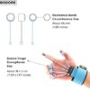 Reverse Grip Finger Strengthener Exerciser - Grip, Finger Dexterity, Wirst, Forearm Extensor, & Hand Workout Stretcher Trainer Silicone Bands for Athletes e.g Climbing Athletes, Musicians e.g. Guitar Players, Physical Rehabilitation Resistance Training Therapy Equipment, Extension Exerciser 40 LB - Image 4