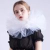 BLESSUME Retro Mesh Neck Ruff Ruffle Collar - Image 2
