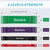 Gonex Resistance Bands, Workout Bands with Natural Latex & Great Flexibility & Body Stretching, Heavy Duty Exercise Pull Up Bands Suitable for Beginners and Professionals (Set-4) - Image 5