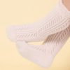 Baby Girls Knee High Socks Hollow Out Anti-skid Knitting Stockings Suitable for 0-2 Years Infants Toddlers - Image 4