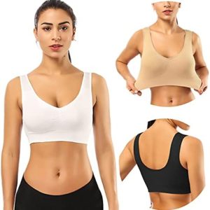 BESTENA Sports Bras for Women, Seamless Comfortable Yoga Bra with Removable Pads