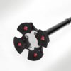 Folding Cane with Led Light, Adjustable Canes and Walking Sticks for Men and Women, Walking Cane Stick for Elderly with Cushion T Handle and Pivoting Quad Base for Hiking Mountain Climbing Backpacker - Image 4