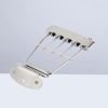 ULTNICE 4 String Guitar Trapeze Tailpiece Adjustable Guitar Tailpiec Bridge with Screws for Archtop Jazz Bass Guitar 15mm Spacing - Image 8