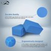 JBM Yoga Blocks 2 Pack with Strap, Cork Yoga Block 2 Pack EVA Foam Yoga Block Set of 2 Yoga Block with Strap, Yoga Bricks with Strap, Yoga Block Yoga Brick Yoga Cube Stretch Blocks Stretching Blocks - Image 4