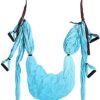 Aerial Yoga Swing Set, COLFULINE Yoga Swivel Swing Flying Hammock, High Strength 210T Nylon Fabric Yoga Sling Inversion Swing for Gym Home Fitness with Ceiling Anchors, Large Load Capacity - Image 8