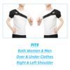 Solmyr Shoulder Brace Injury Recovery Compression Support Sleeve, Sleeve Wrap for Shoulder Stability, for Torn Rotator Cuff, Dislocation, Tendonitis, Sprain, Arthritis, Pain Relief, Fits Left and Right Arm, Men & Women - Image 2
