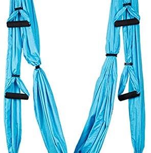 ROBDAE Aerial Yoga Swing Gravity Aerial Yoga Hammock Indoor Parachute Cloth Hammock Quality Yoga Studio for Air Yoga Inversion Exercises (Color : Red, Size : 250x150cm)
