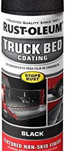 Rust-Oleum 248914 Truck Bed Coating Spray, 15 oz, Black, 15 Ounce (Pack of 1)