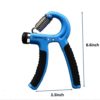 LingXi Hand Grip Strengthener Adjustable Resistance 22-132Lbs (10-60kg), Hand Grip Strengthener Set(2 Pack), Increasing Hand Wrist Forearm Trainer Exerciser - Image 2