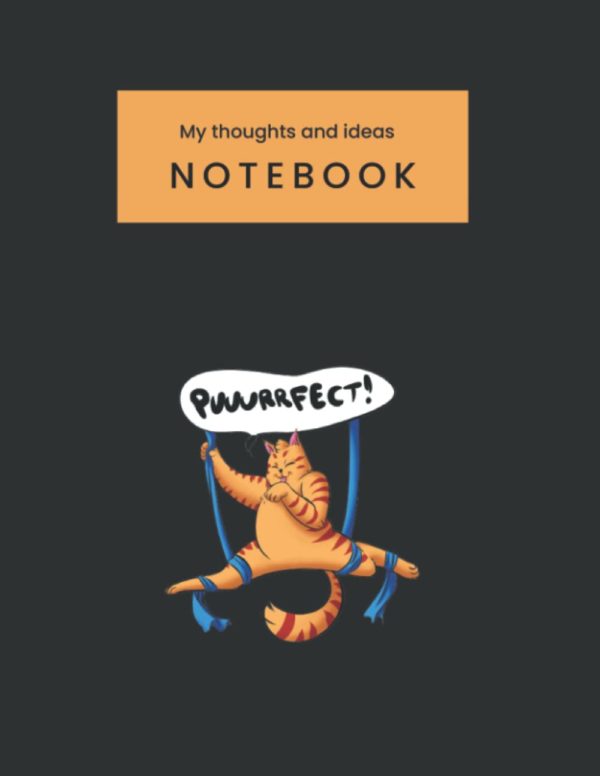 Aerial Silks Notebook Journal black