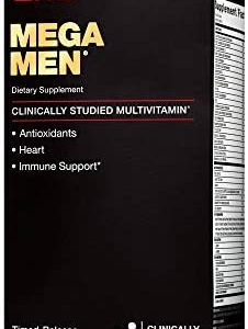 GNC Mega Men Multivitamin for Men, 180 Count, Antioxidants, Heart Health, and Immune Support