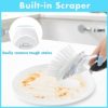 Dish Brush Refills, 4 Pack Soap Dispensing Dish Brush Refill, Dish Brush Replacement Head for OXO Dish Brush, Brush Dispenser Refill Fits Soap Dispensing Handle - Image 4