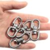 sansheng 8 Pack Stainless steelHanging Basket Spinners Plant Hanger Swivel Hook Swivel Clip for Dog Lead, Flower Pot Basket, Bird Feeder(M4) - Image 7