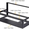 Toprema Mining Rig Frame for 6/8 GPU Steel Open Air Miner Rig Case Rack for Crypto Coin Currency Bitcoin ETH Ethereum ZCash Mining Accessories Tools - Frame ONLY - Image 3