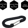 Mini Carabiner Clip Aluminum Lightweight D-Shape Spring for Keychain Climbing Fishing Hiking Outdoor - Image 7