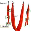 Aerial Dance Hammock Anti-Gravity Flying Swing Aerial Silks Yoga Pilates Set Include Extension Straps Inversion Swing for Beginners and Kids,C-OneSize - Image 6